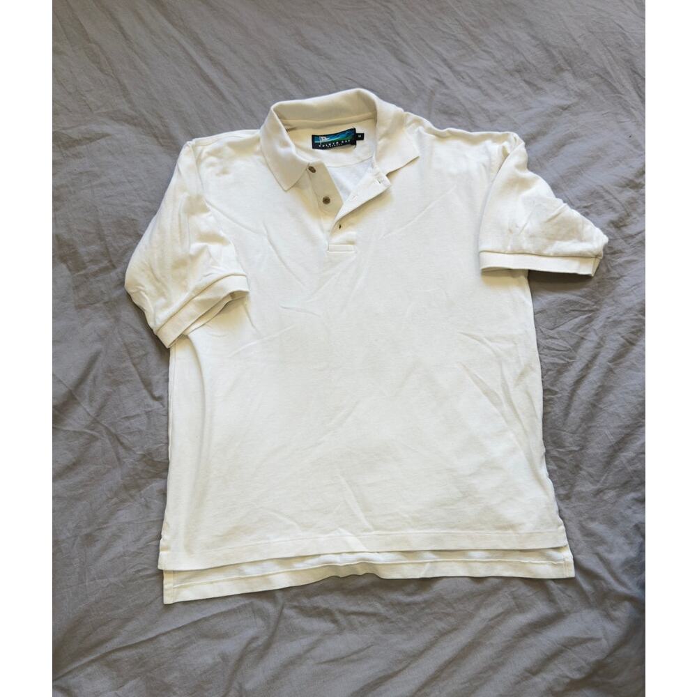 COLWYN BAY Apparel Cream Short Sleeve Polo - M